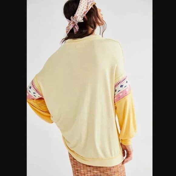 Rare Free People We The Free Retro Sun Tee - Picture 2 of 9